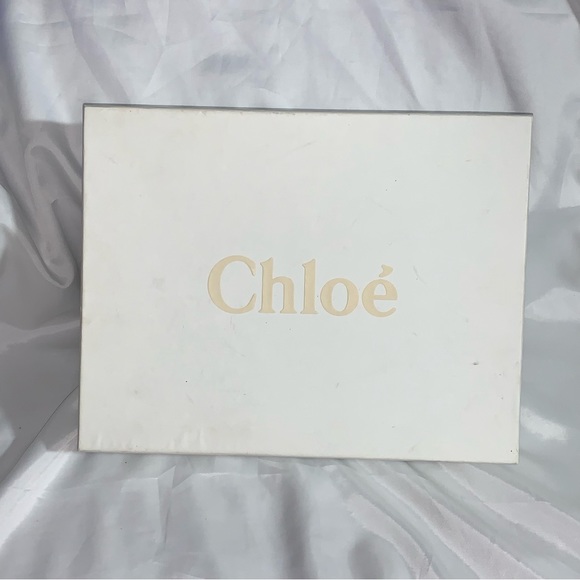 NIB auth CHLOÉ size 39 beige SUEDE lace up WEDGE HEEL gladiator SANDALS - Picture 15 of 15